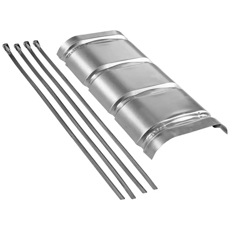 Flowmaster 70 Series Muffler Heat Shield – Model 51022 With Mounting Straps 1