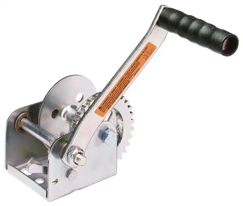 Heavy-Duty 600-Pound Winch – Zinc-Plated For Corrosion Resistance And Durability 1