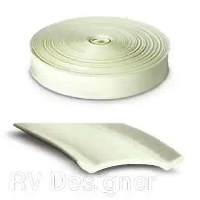 Heavy-Duty Hd Insert Trim Strip – 1-Inch By 25-Foot Flexible Edge Sealing Tape 1