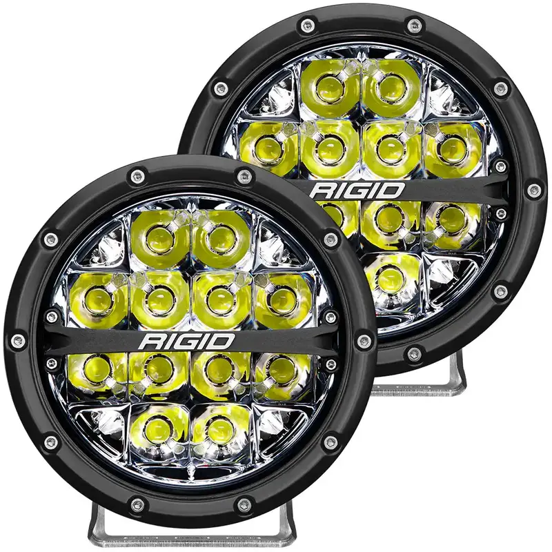 Rigid Industries 360-Series 6-Inch Led Spot Lights – Dual-Package Off-Road Lighting With White Leds 1