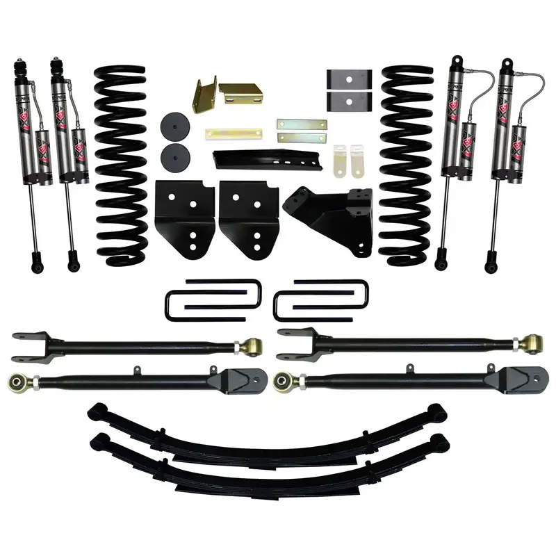 Skyjacker F114524Ks-X - 4 In. Suspension Lift System With Adx 2.0 Remote Reservoir Monotube Shocks. 1