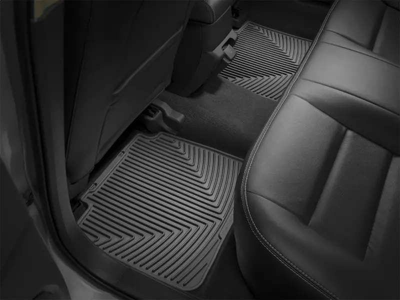 Weathertech All-Weather Floor Mats – Rear Set In Black For Total Interior Protection 1
